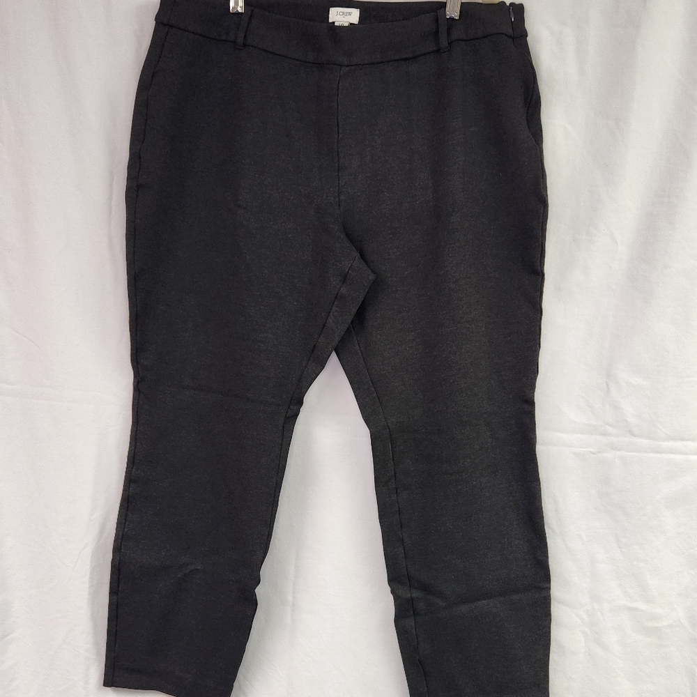 JCrew Factory Ponte Pants, gret
